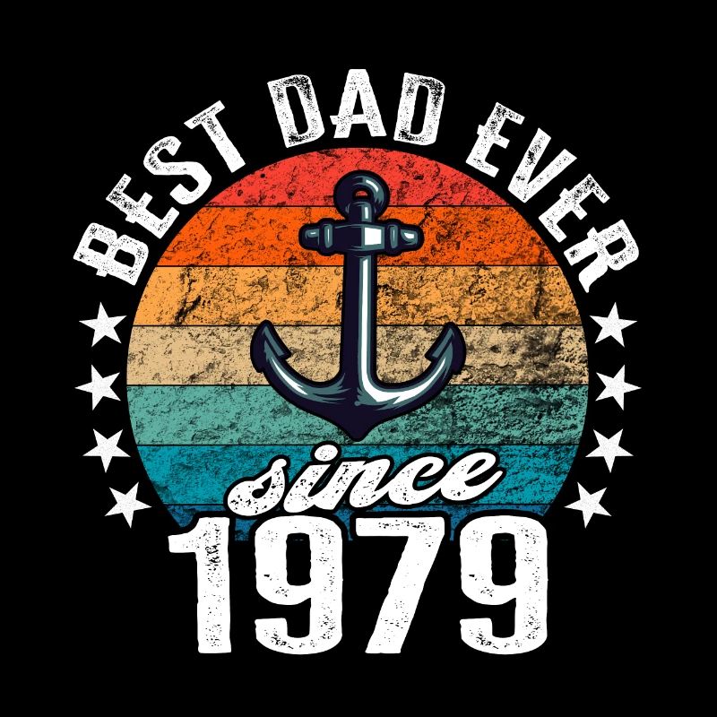 Bester Papa der Welt seit 1979 Anker