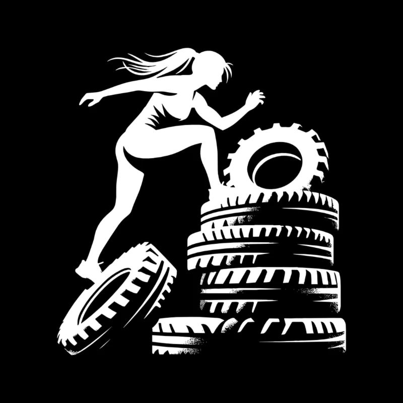 Klettern über das Hindernis