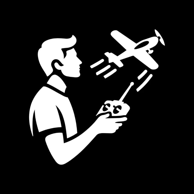 Flight with the remote-controlled aircraft