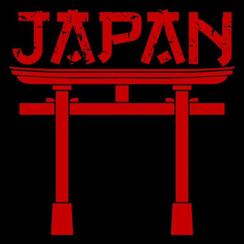 Japan Schriftzug Nihon Torii - 日本