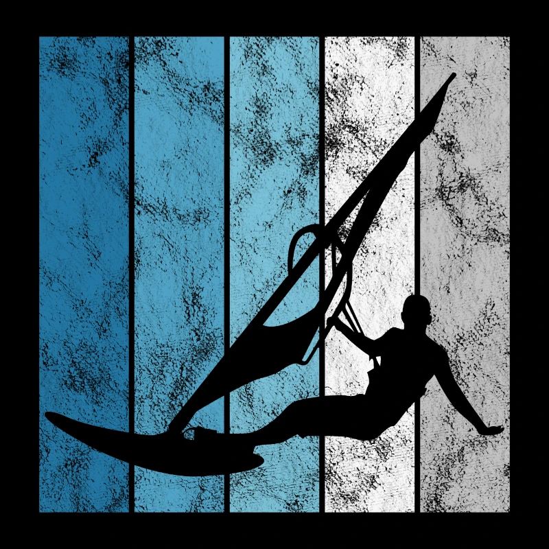 Windsurfer Windsurfing Retro Planche à voile Surf