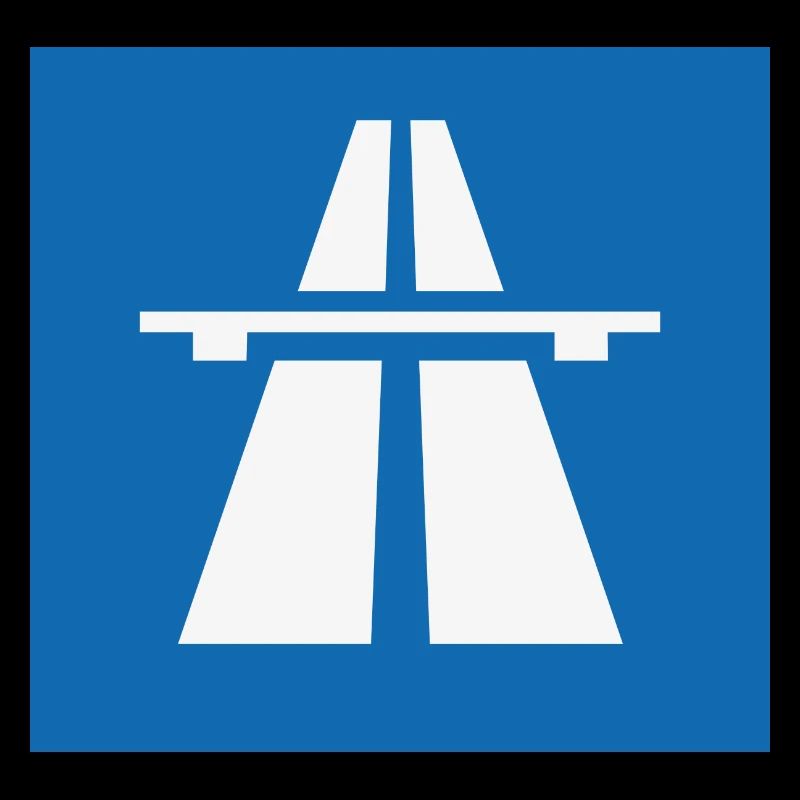 Verkehrszeichen "Autobahn"