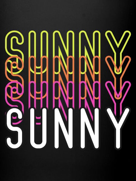 Sunny cool text