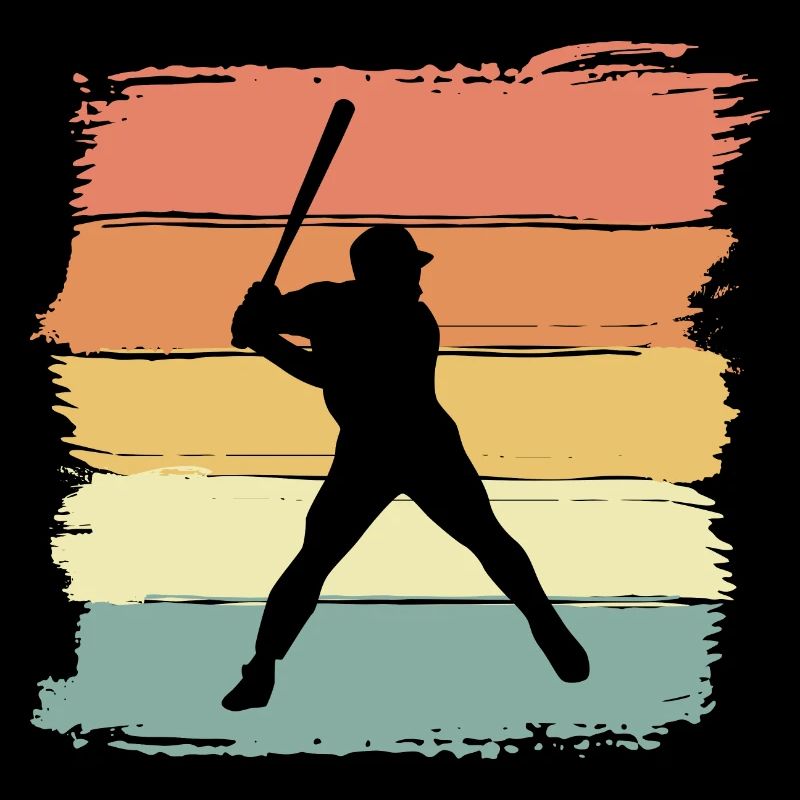 Baseball retro vintage baseball legend