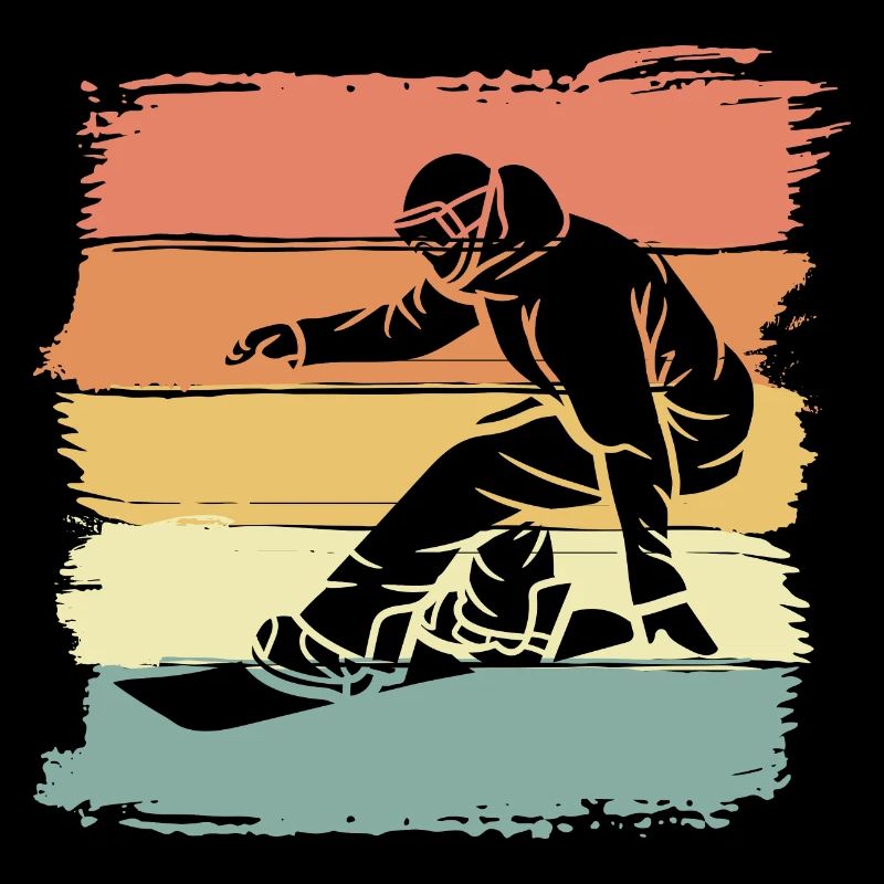 Snowboard rétro vintage Snowboard