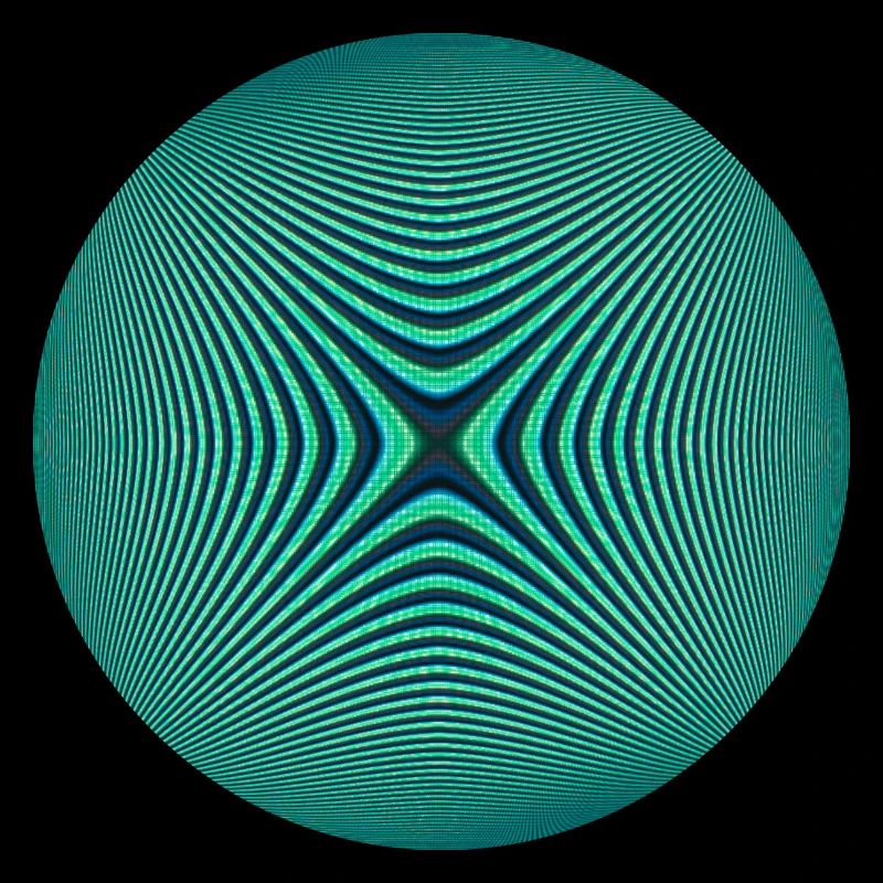 Kreis mit optischer Illusion