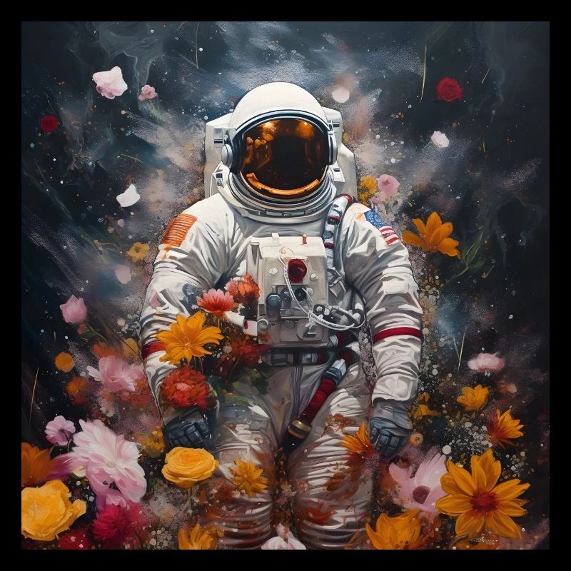 L’astronaute fleurit Infinity