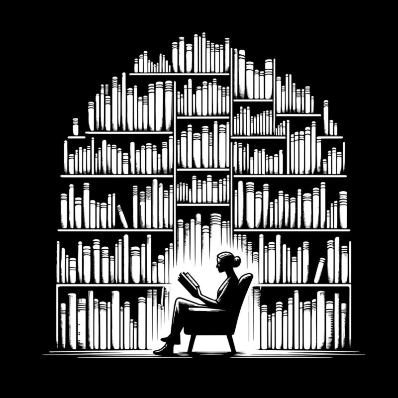 Immergé dans un livre