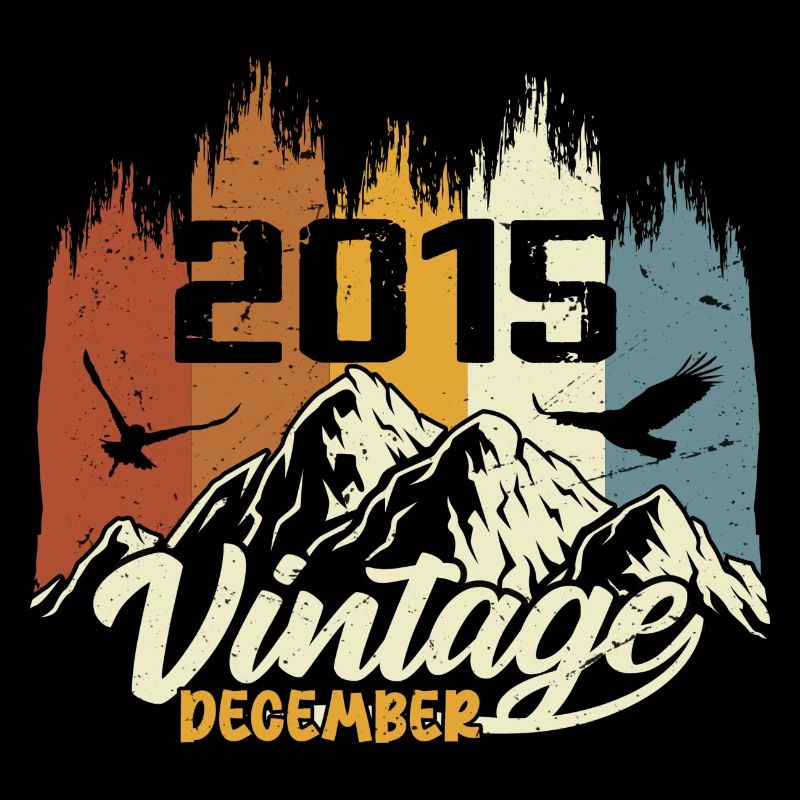 Geburtstagsgeschenk geboren im Dezember 2015