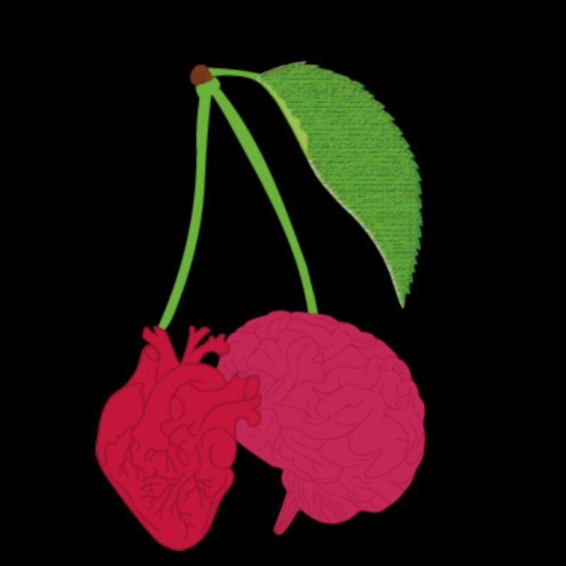 Brain Heart Cherry - choose one