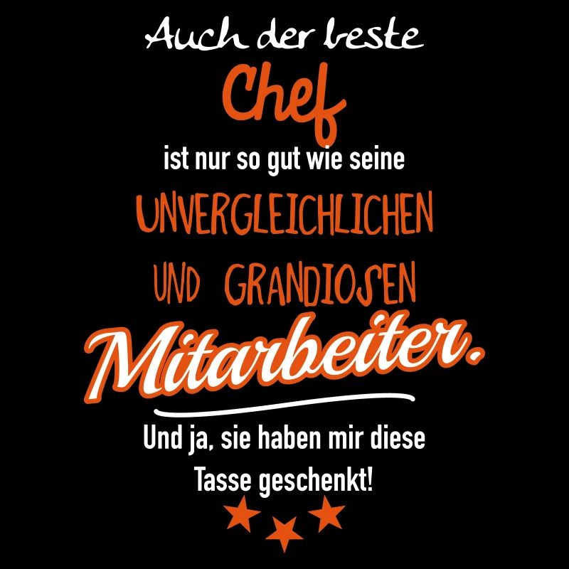 bester Chef grandiose Mitarbeiter