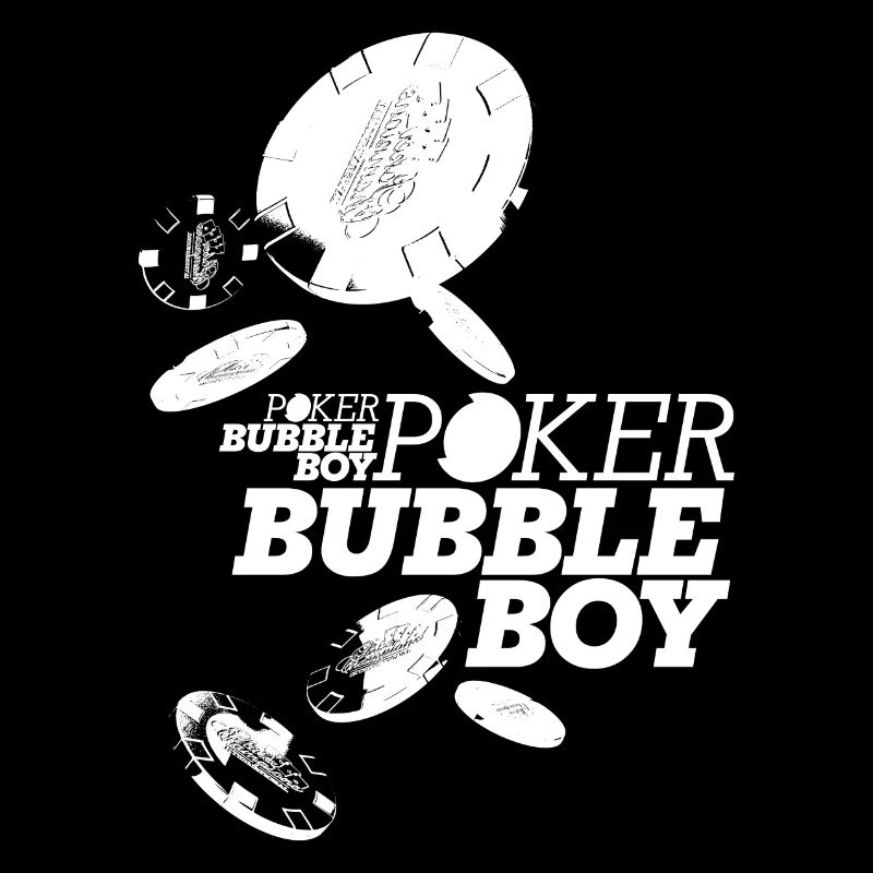 Poker - Bubble Boy (blanc)