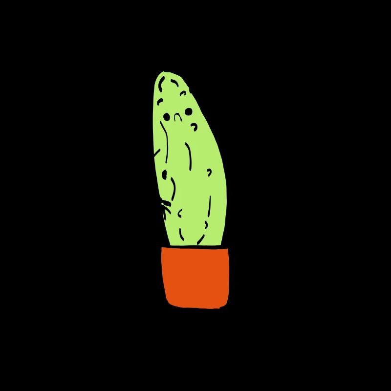 Plante de concombre de cactus épineux agressif