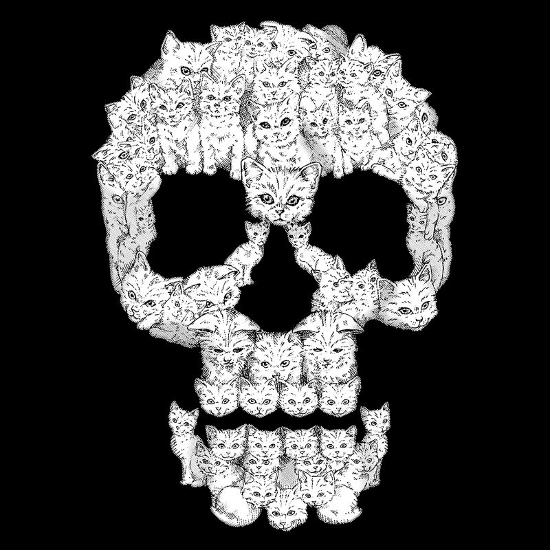 Crâne de chat Graphique