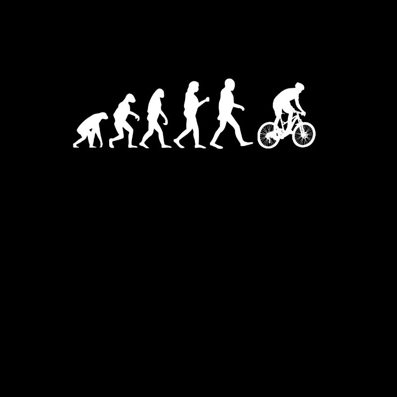 Bicycle evolution funny cyclist gift