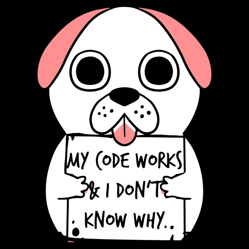 il chien de programmeur de chemise