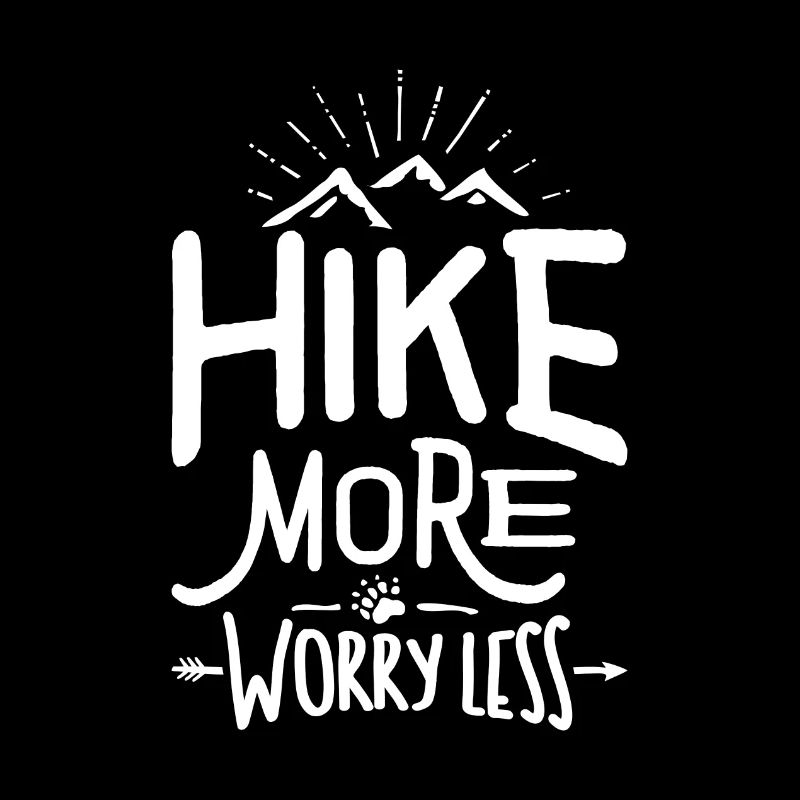 Wandern Sie mehr Sorgen weniger