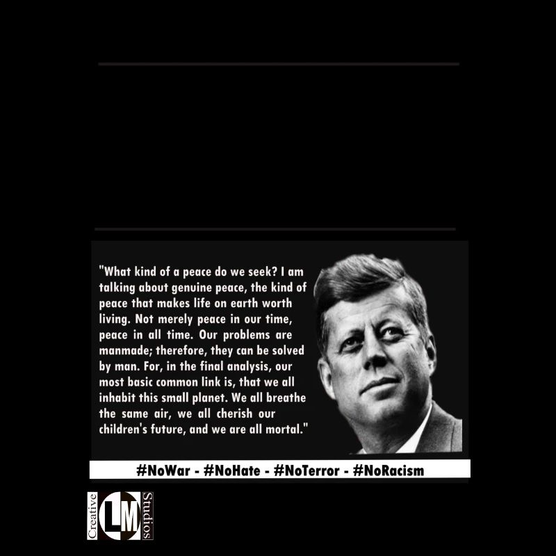 NoHate Zitat JFK Englisch