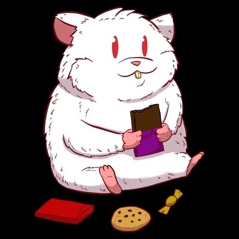 Hamster Chocolat Chocolat Dent Douce