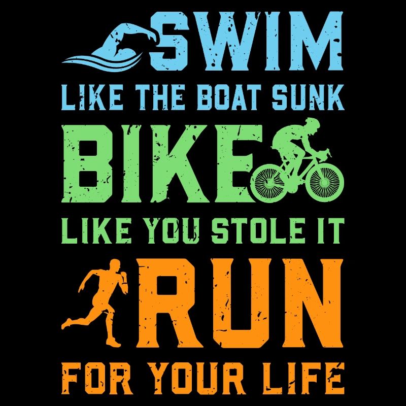 Triathlon - Course de vélo de natation