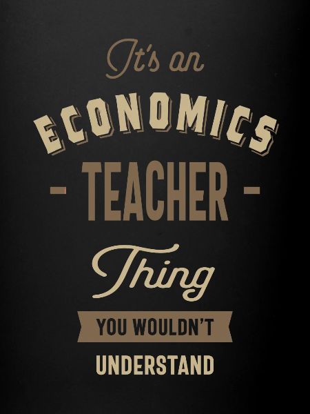 Chose de professeur d'économie