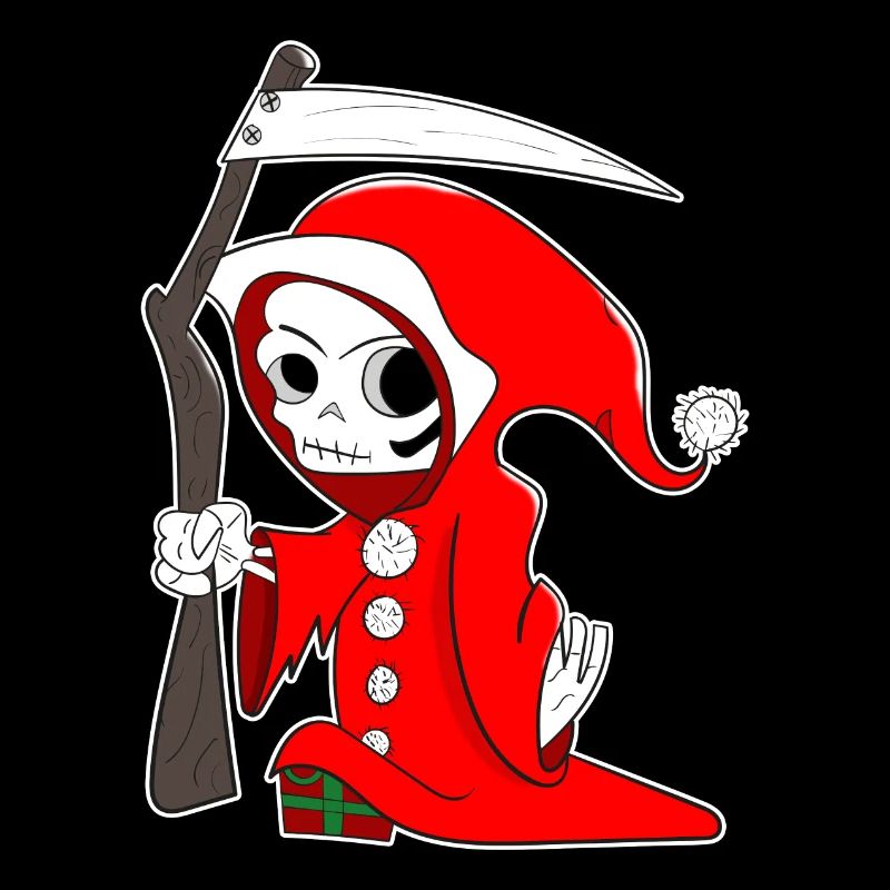 Sensenmann Weihnachtsmann Weihnachten Geschenkidee