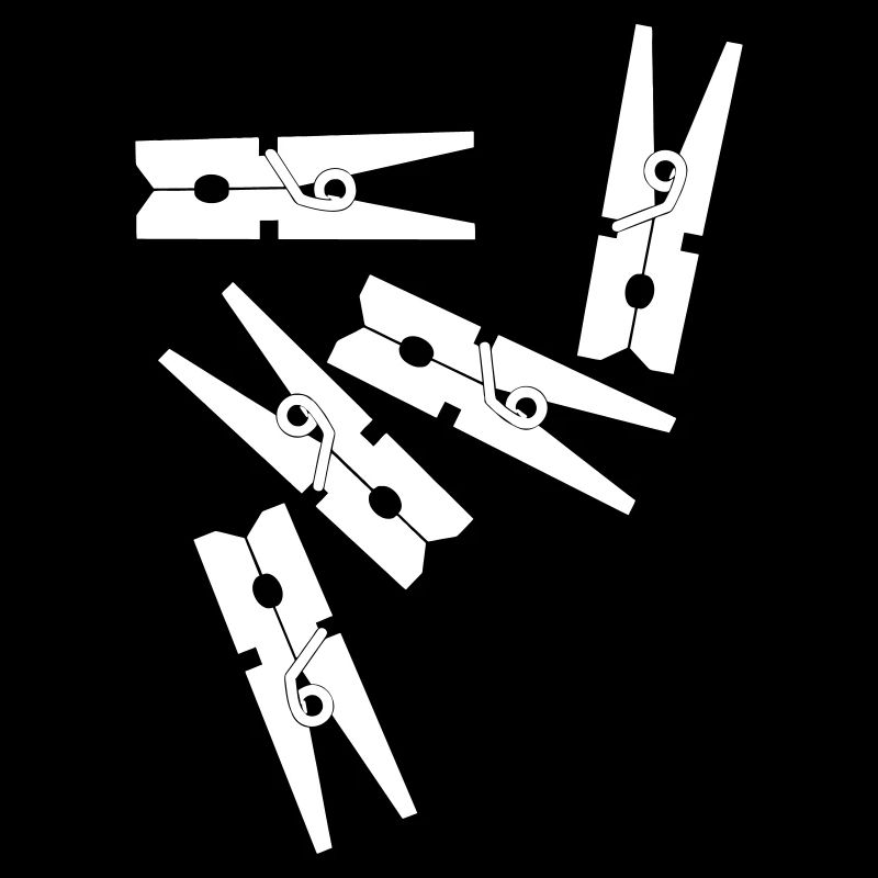 Clothespins white