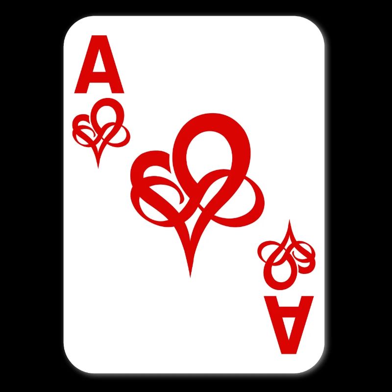 Polyamory Heart Playing Card
