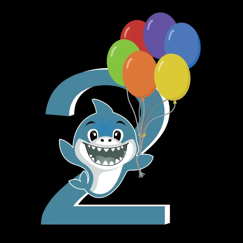 2e anniversaire requin 2 ans cadeau costume