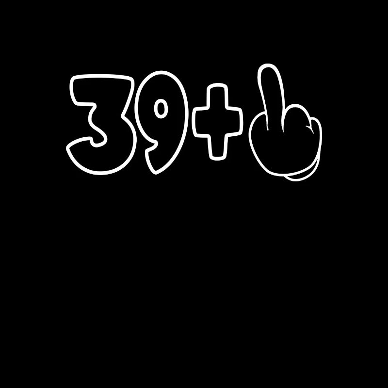 40 Geburtstag 39+1 Mittelfinger Geschenkidee