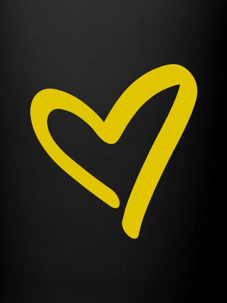 coeur jaune