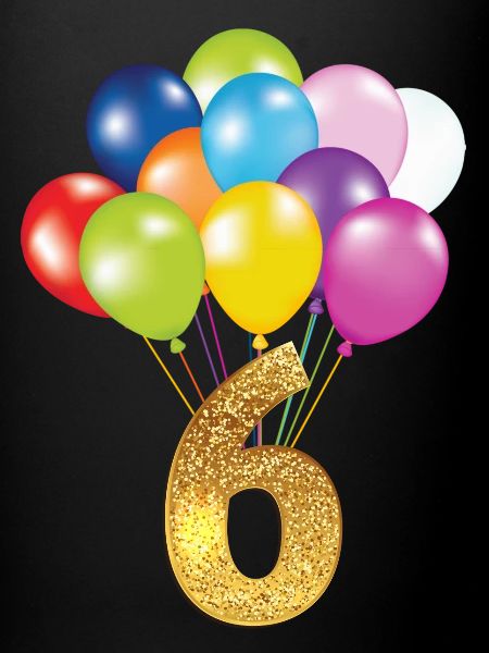 6 enfants fêtent leur heureux anniversaire