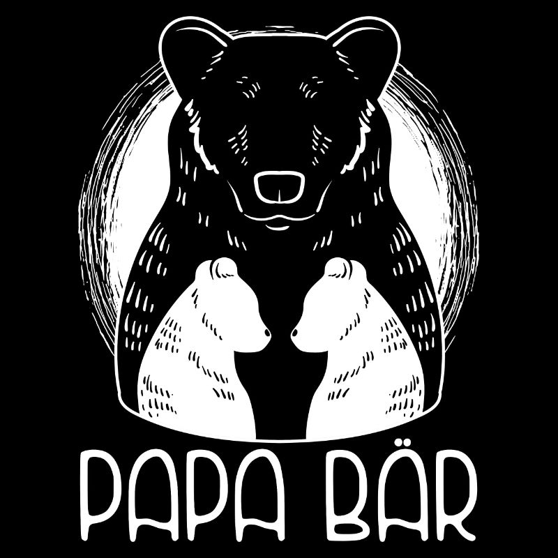 Zweifach Papa Bär Vatertag Geschenk