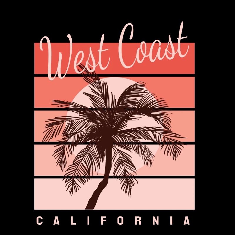 côte ouest sunset west coast