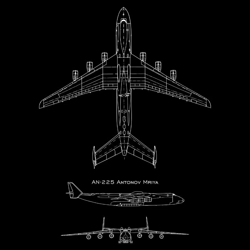 AN-225 Antonov Mriya Cargo Jet Plane