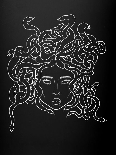 Méduse blanc