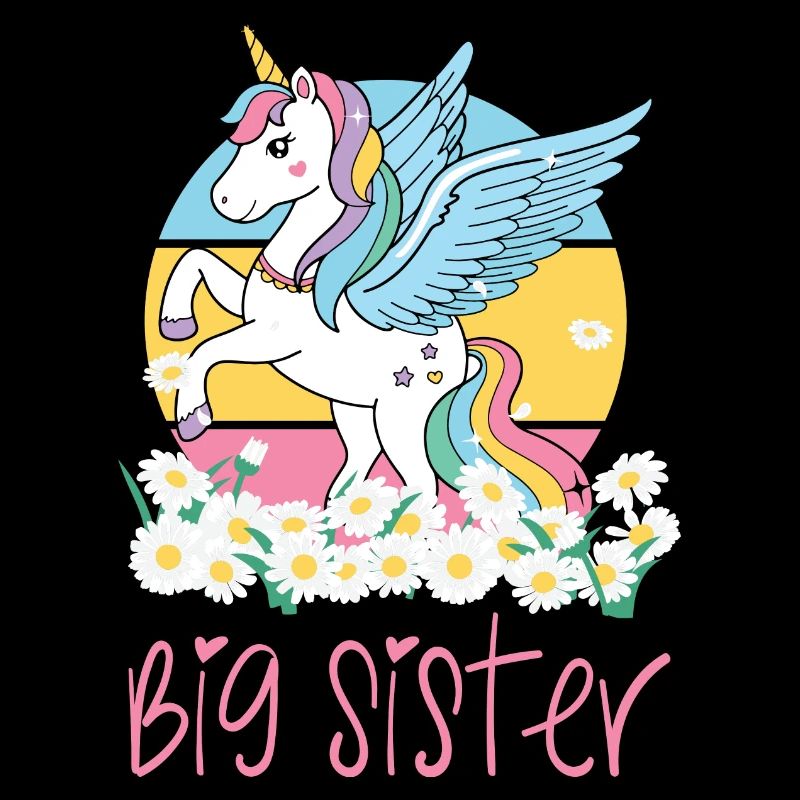 Große Schwester Einhorn Schwester