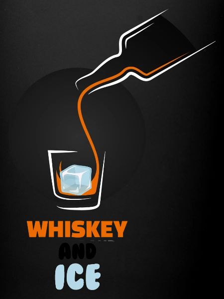 Wiskey and ice