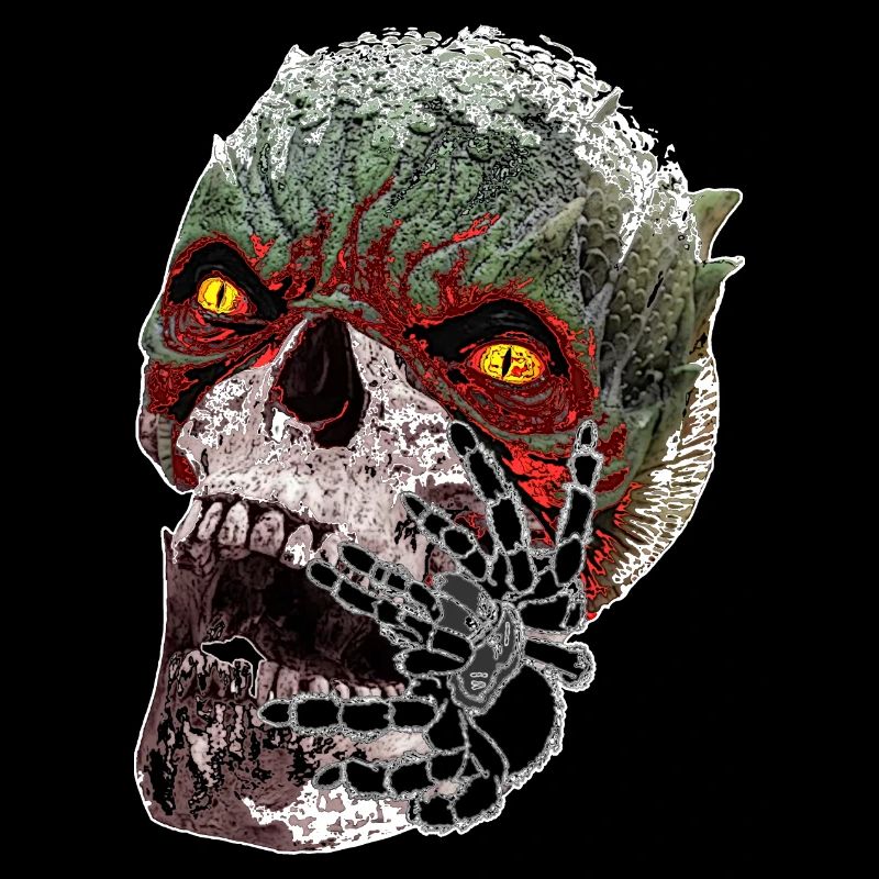 Monstre effrayant d’Halloween