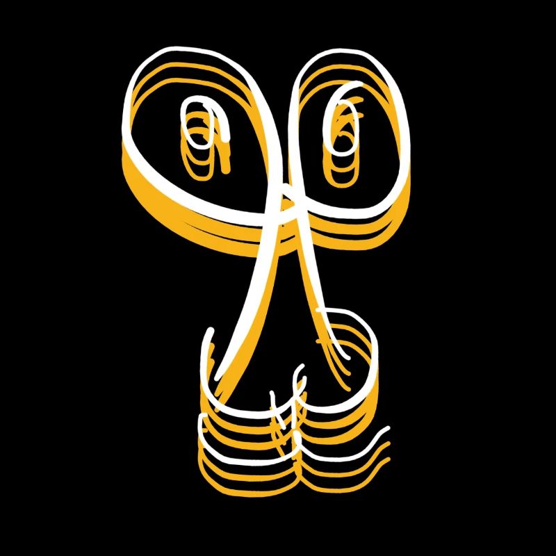 Visage flou abstrait