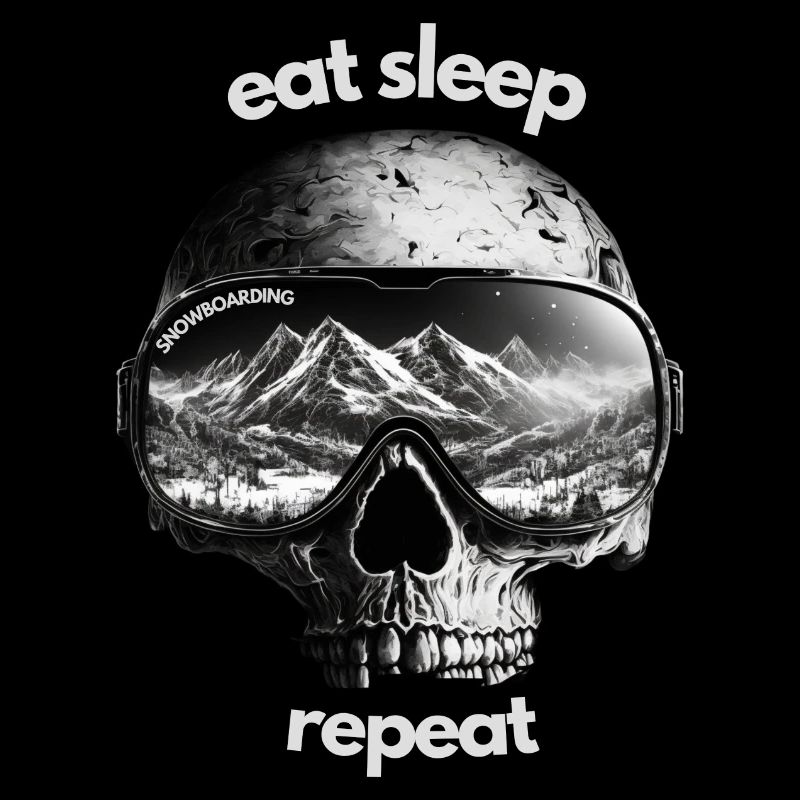 Eat Sleep Snowboard Repeat