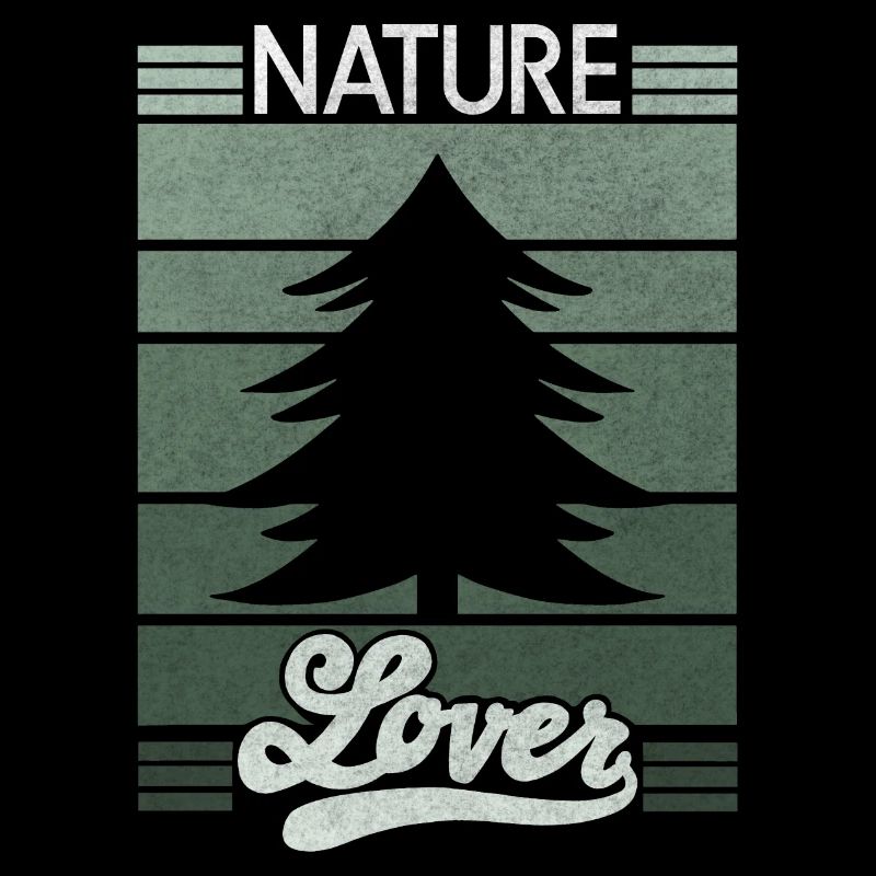 Natur Wander Spruch Nature Lover