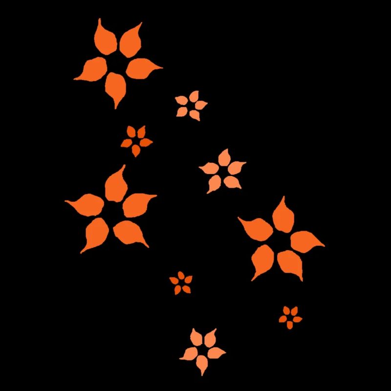 Fleur orange
