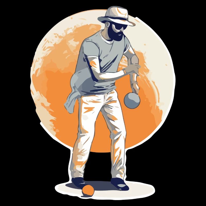 The petanque player