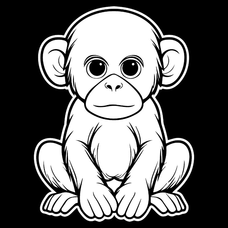 Affe Affen Affengesicht Dschungel