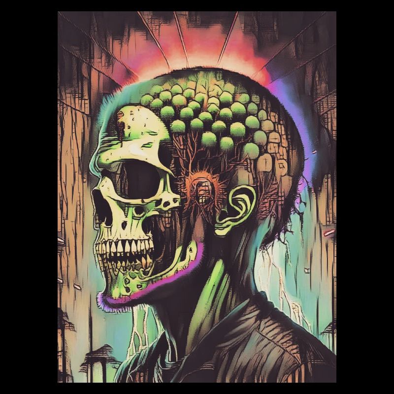 Psychedelic Forest Zombie