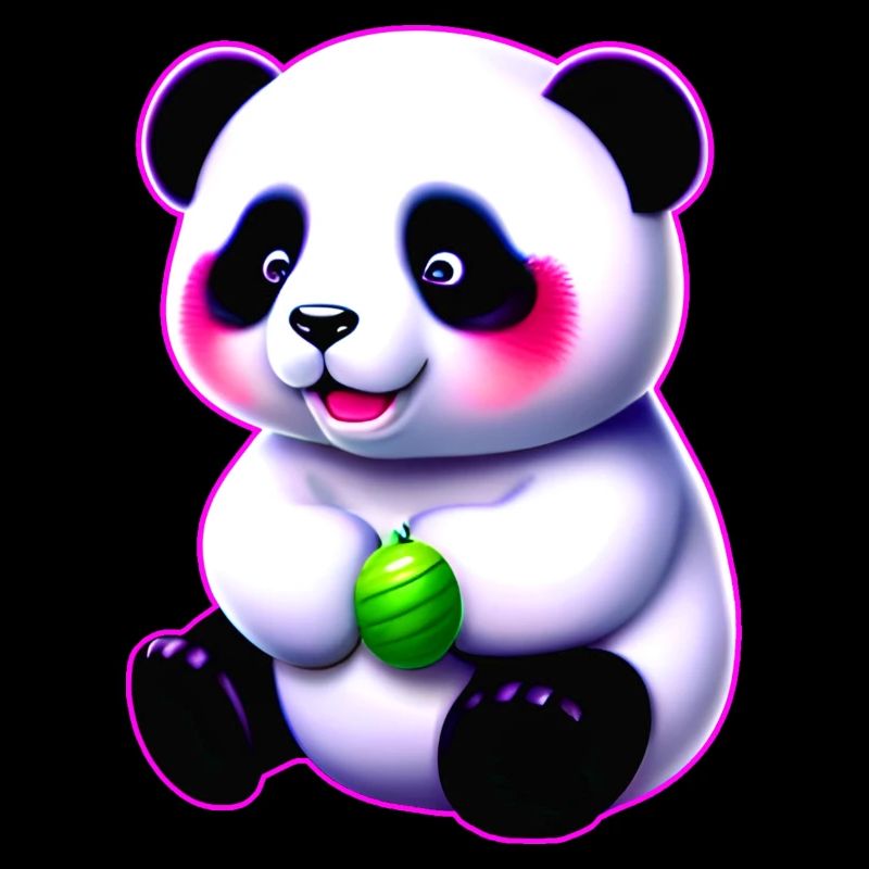 Mignon bébé panda ours