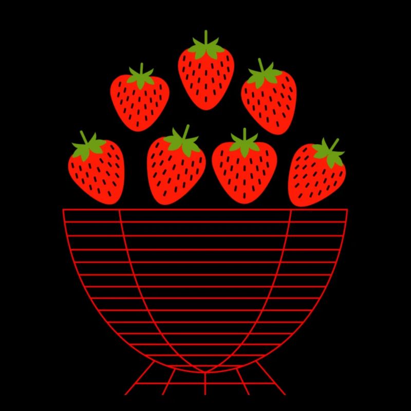 Erdbeerschale