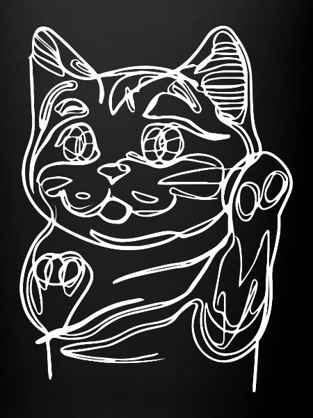 Porte-bonheur Chat
