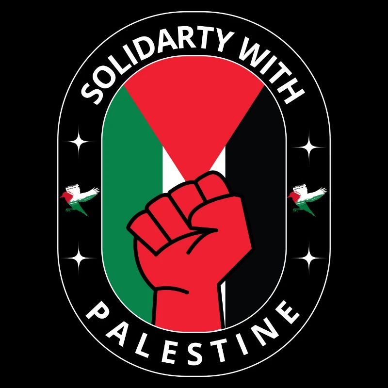 Solidarité avec la Palestine.